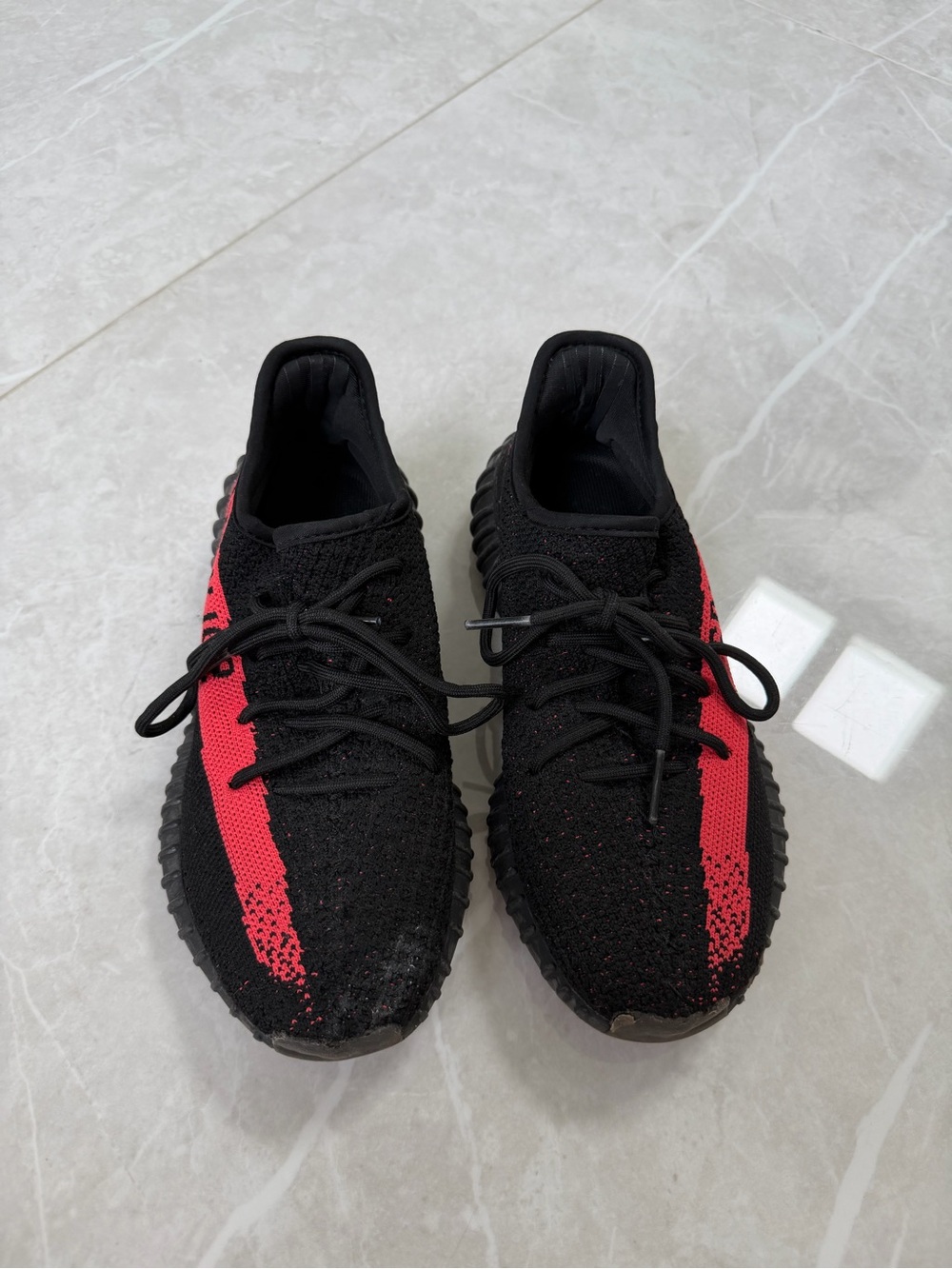 Black and Red Athletic Sneakers
